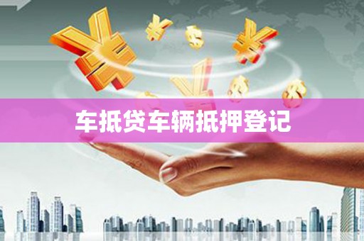 鹿邑车抵贷车辆抵押登记