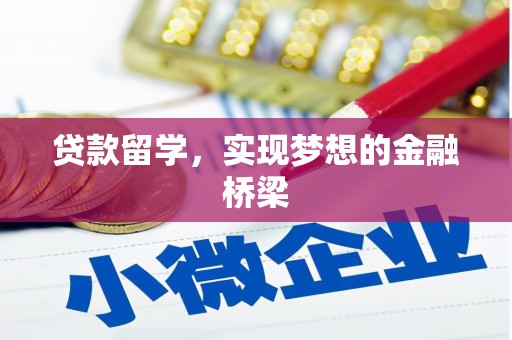 鹿邑贷款留学，实现梦想的金融桥梁