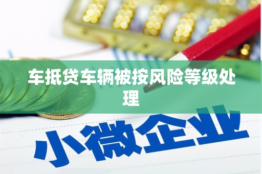 拜泉车抵贷车辆被按风险等级处理