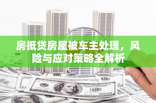 兴海房抵贷房屋被车主处理，风险与应对策略全解析