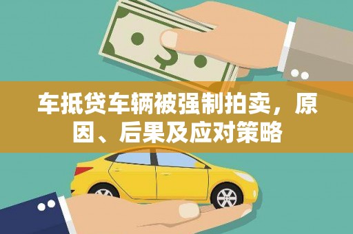 南海车抵贷车辆被强制拍卖，原因、后果及应对策略