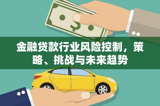 铜梁金融贷款行业风险控制，策略、挑战与未来趋势
