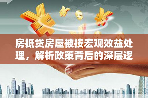 沂源房抵贷房屋被按宏观效益处理，解析政策背后的深层逻辑与影响