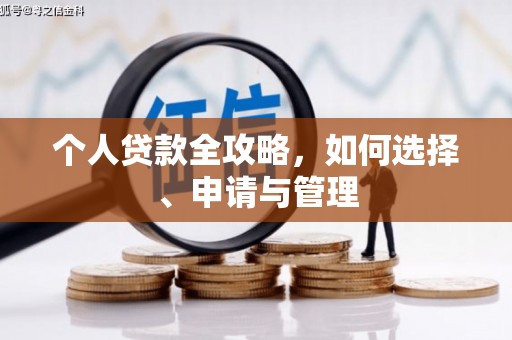 禅城个人贷款全攻略，如何选择、申请与管理