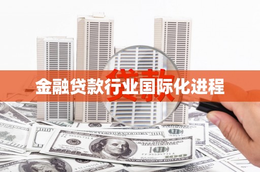 滨州金融贷款行业国际化进程