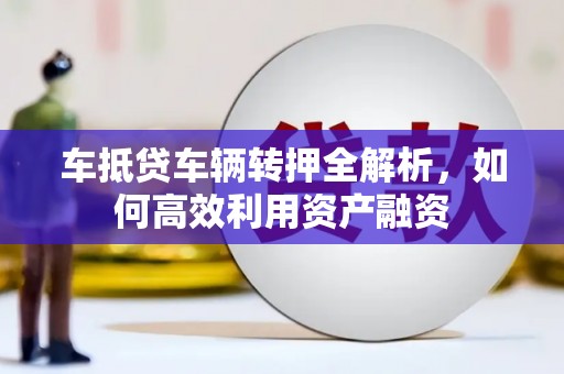 亭湖车抵贷车辆转押全解析，如何高效利用资产融资