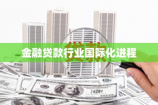 红河县金融贷款行业国际化进程