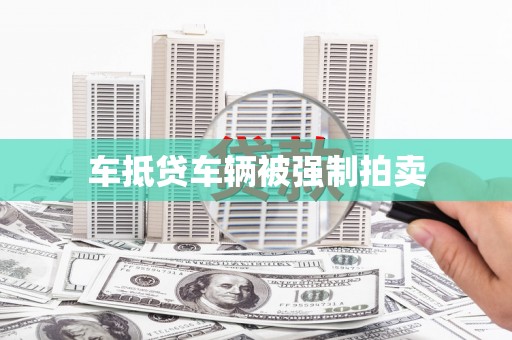 竹北车抵贷车辆被强制拍卖