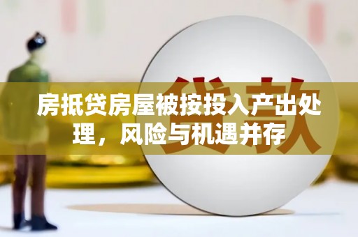 沁阳房抵贷房屋被按投入产出处理，风险与机遇并存