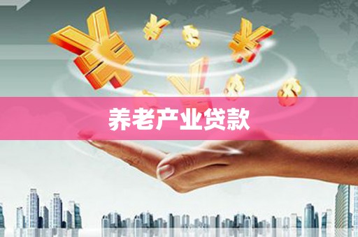 海北养老产业贷款