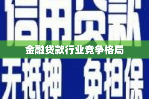美兰金融贷款行业竞争格局