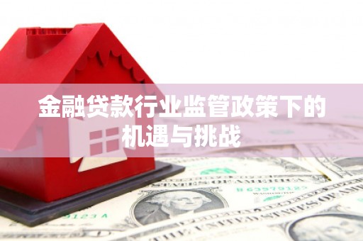 美兰金融贷款行业监管政策下的机遇与挑战