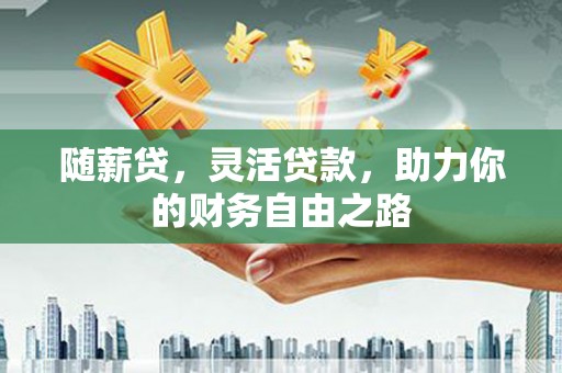 定边随薪贷，灵活贷款，助力你的财务自由之路