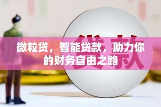 定边微粒贷，智能贷款，助力你的财务自由之路