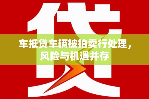 大庆车抵贷车辆被拍卖行处理，风险与机遇并存