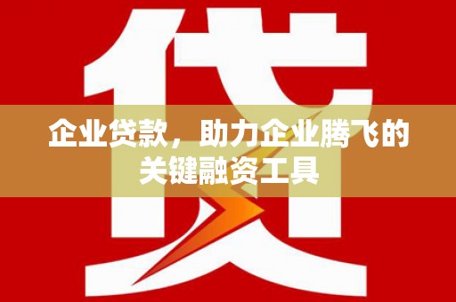 宝塔企业贷款，助力企业腾飞的关键融资工具