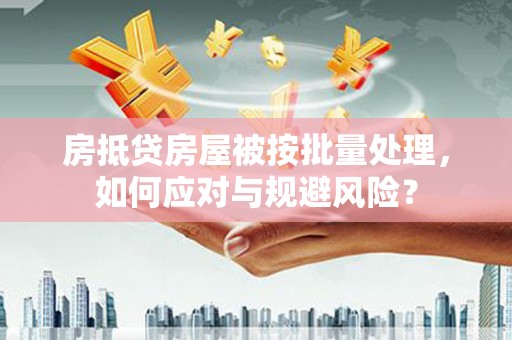 马边房抵贷房屋被按批量处理，如何应对与规避风险？