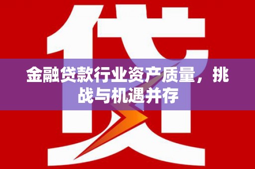 谷城金融贷款行业资产质量，挑战与机遇并存