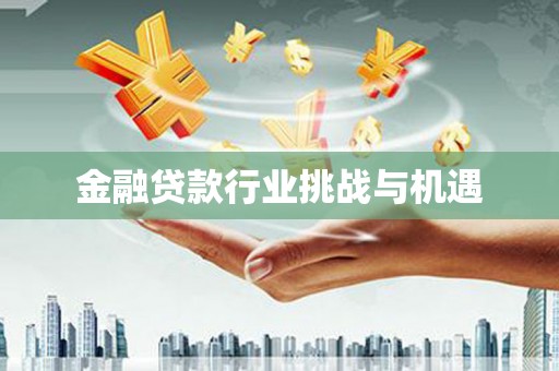 西秀金融贷款行业挑战与机遇