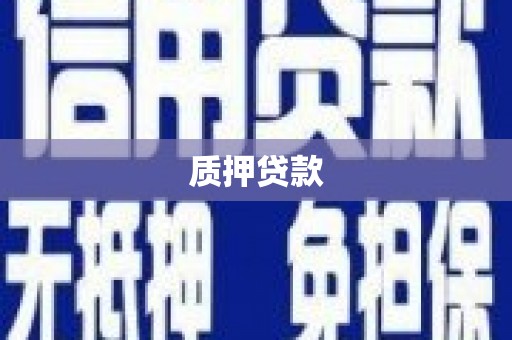 延安质押贷款