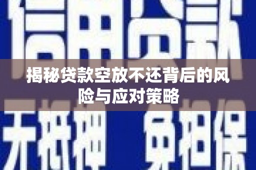 造桥揭秘贷款空放不还背后的风险与应对策略