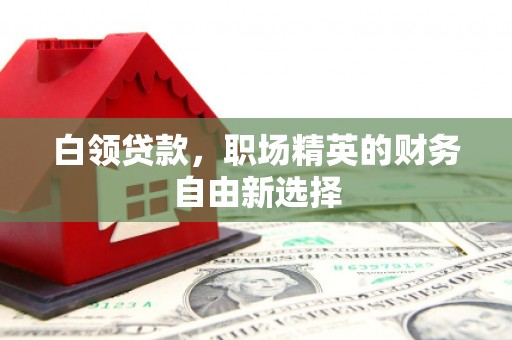 肥城白领贷款，职场精英的财务自由新选择