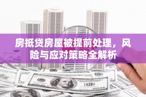 新平房抵贷房屋被提前处理，风险与应对策略全解析