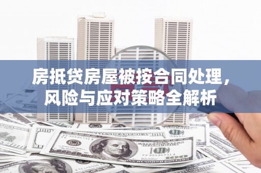 乐至房抵贷房屋被按合同处理，风险与应对策略全解析