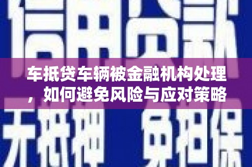 白碱滩车抵贷车辆被金融机构处理，如何避免风险与应对策略