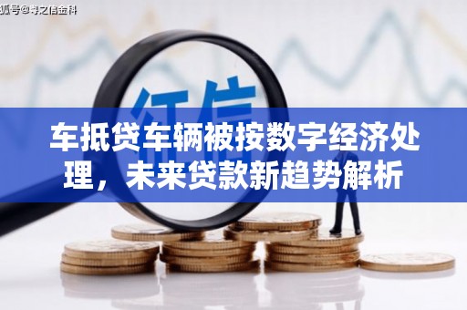 平武车抵贷车辆被按数字经济处理，未来贷款新趋势解析