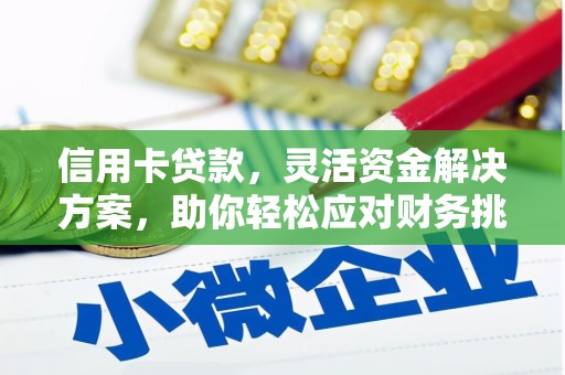 贵池信用卡贷款，灵活资金解决方案，助你轻松应对财务挑战