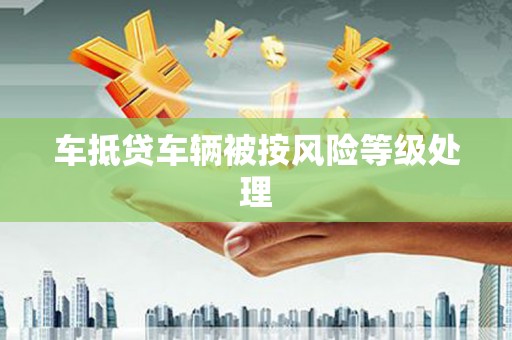 蔡甸车抵贷车辆被按风险等级处理