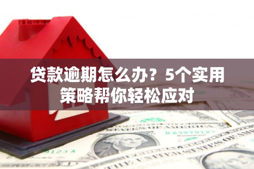 润州贷款逾期怎么办？5个实用策略帮你轻松应对