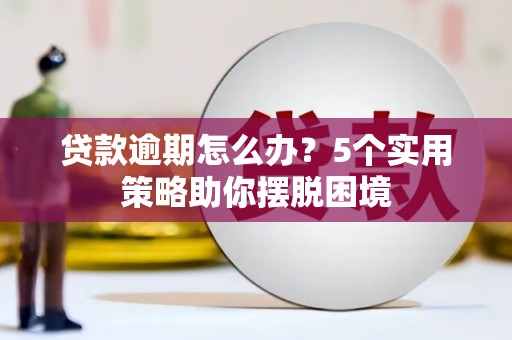 蕉岭贷款逾期怎么办？5个实用策略助你摆脱困境
