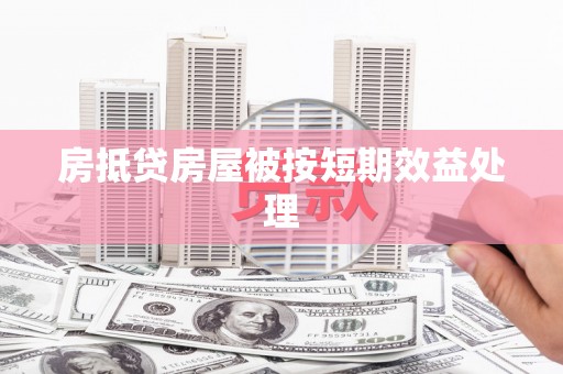丹巴房抵贷房屋被按短期效益处理