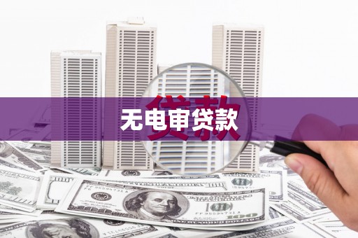宿迁无电审贷款