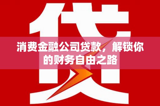 峨边消费金融公司贷款，解锁你的财务自由之路