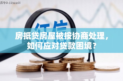 阜宁房抵贷房屋被按协商处理，如何应对贷款困境？