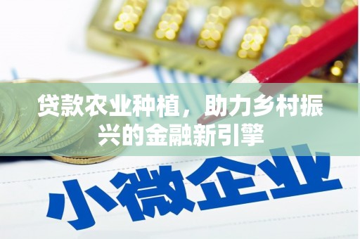 天长贷款农业种植，助力乡村振兴的金融新引擎