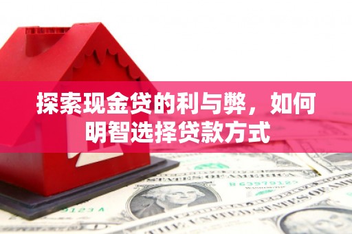 勉县探索现金贷的利与弊，如何明智选择贷款方式