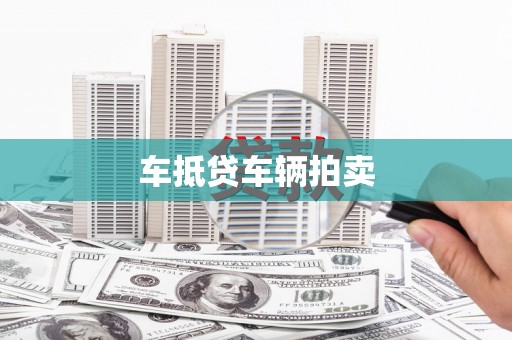 龟山车抵贷车辆拍卖