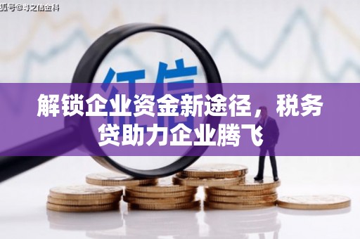 贡井解锁企业资金新途径，税务贷助力企业腾飞