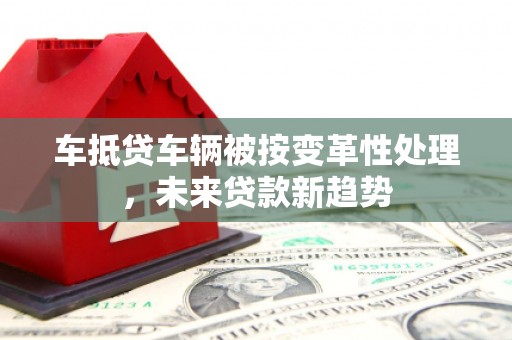 大鹏新区车抵贷车辆被按变革性处理，未来贷款新趋势