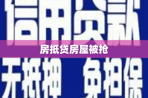 林芝房抵贷房屋被抢