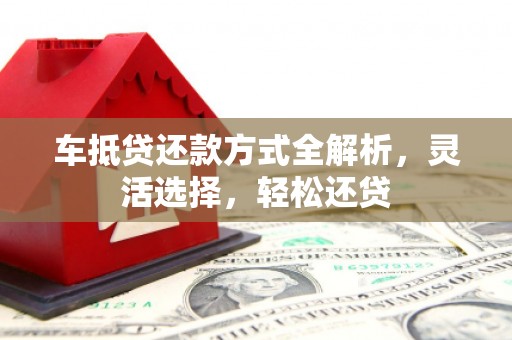 林芝车抵贷还款方式全解析，灵活选择，轻松还贷