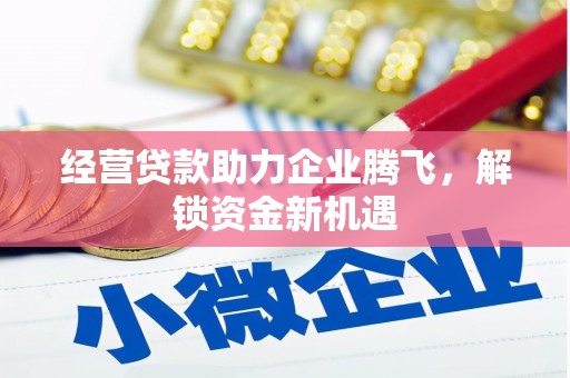 伊宁经营贷款助力企业腾飞，解锁资金新机遇