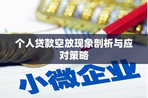 陈仓个人贷款空放现象剖析与应对策略