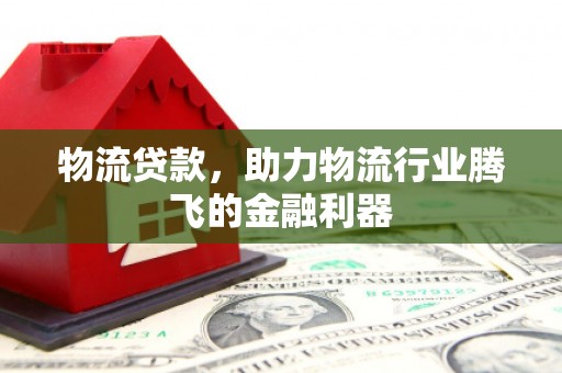 洪湖物流贷款，助力物流行业腾飞的金融利器